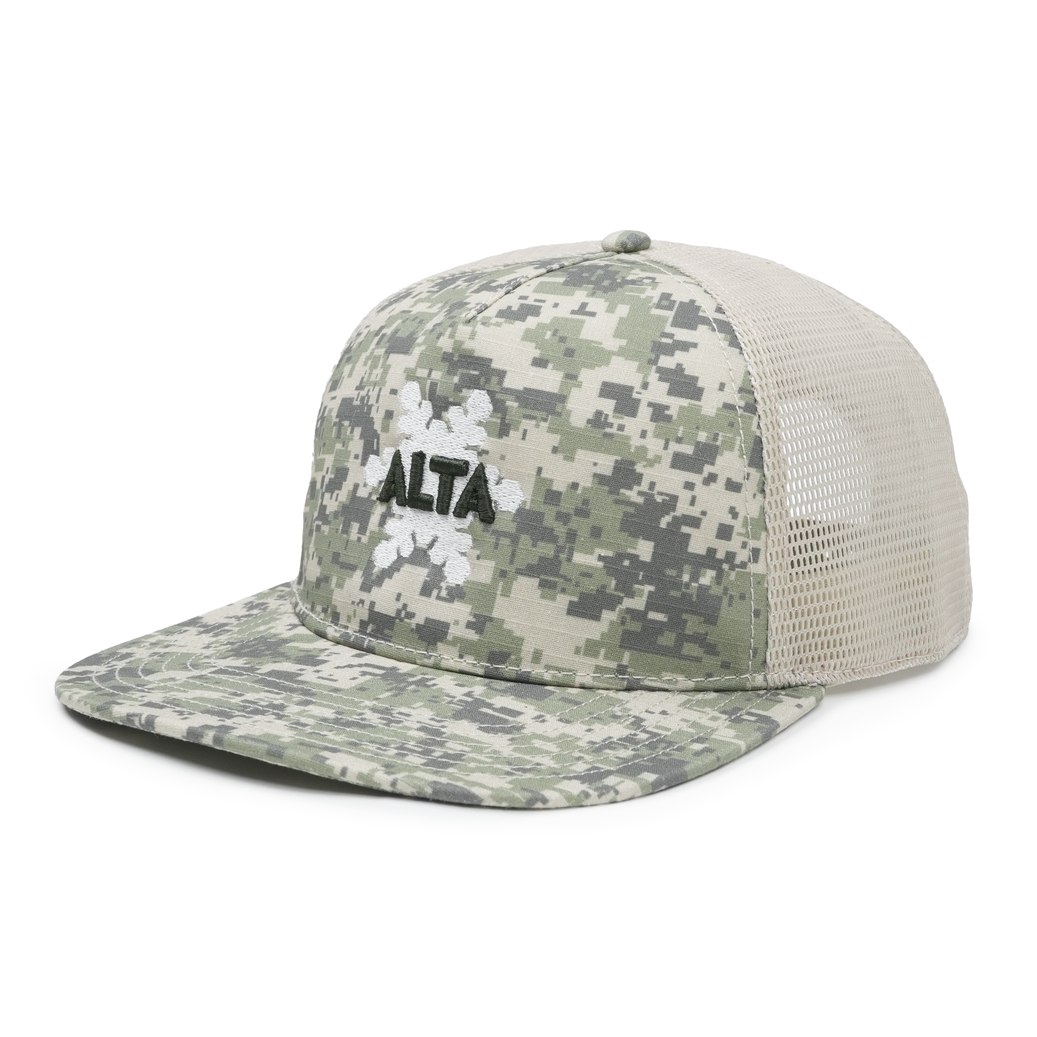 Flake Logo Pixel Camo Hat