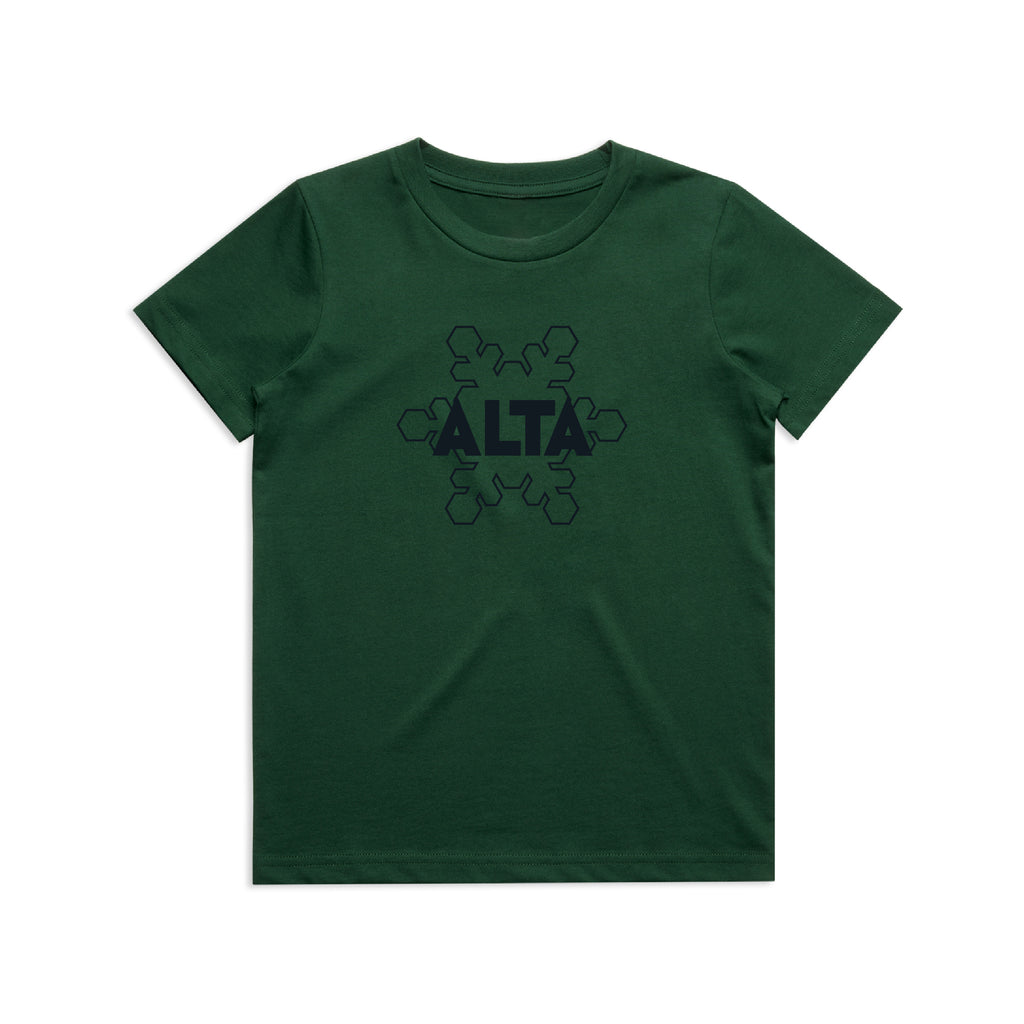 Kids Outline Flake Short Sleeve