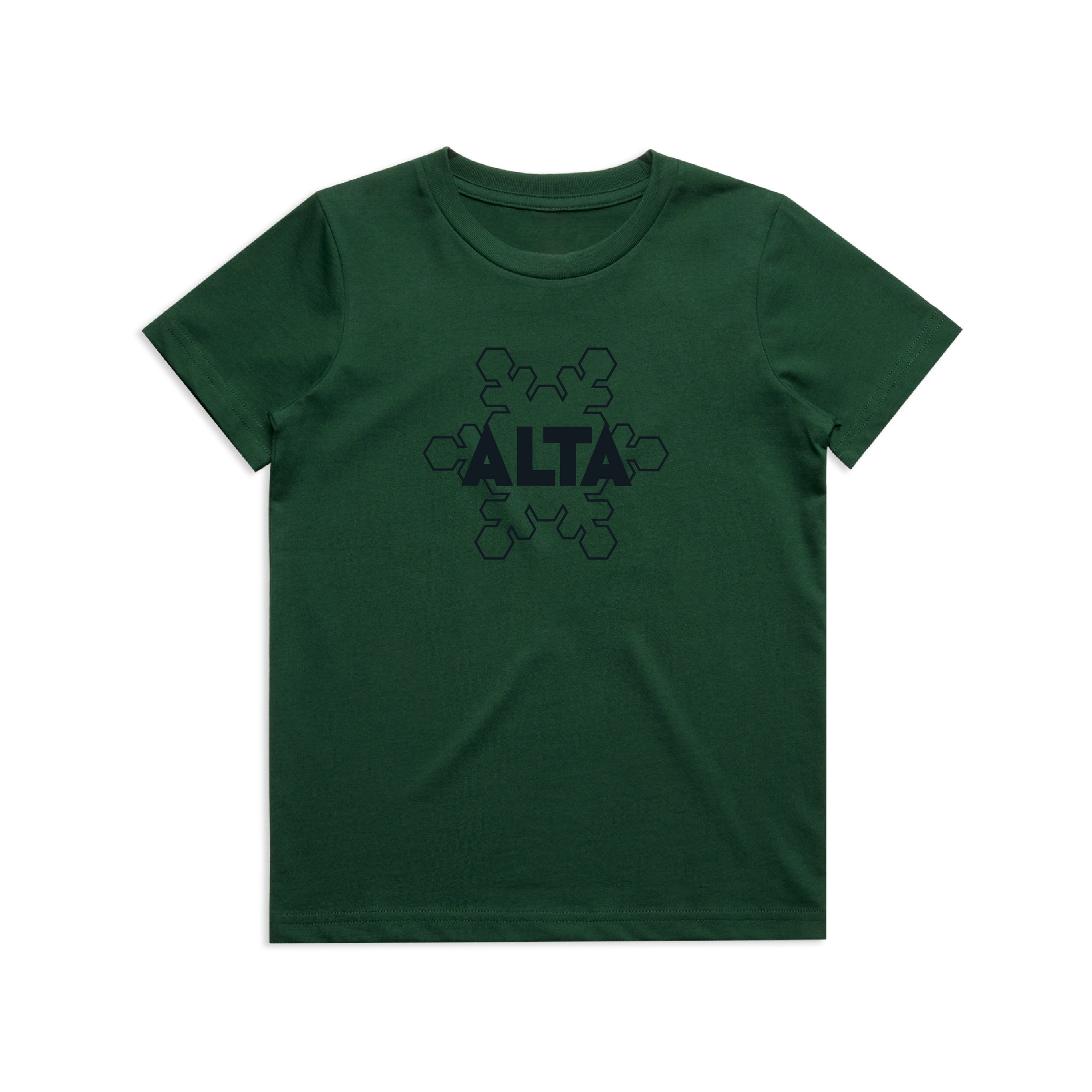 Kids Outline Flake Short Sleeve