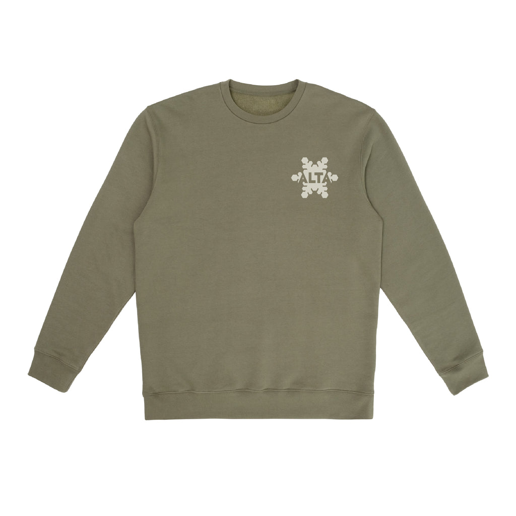 Flake Logo Crewneck Sweatshirt
