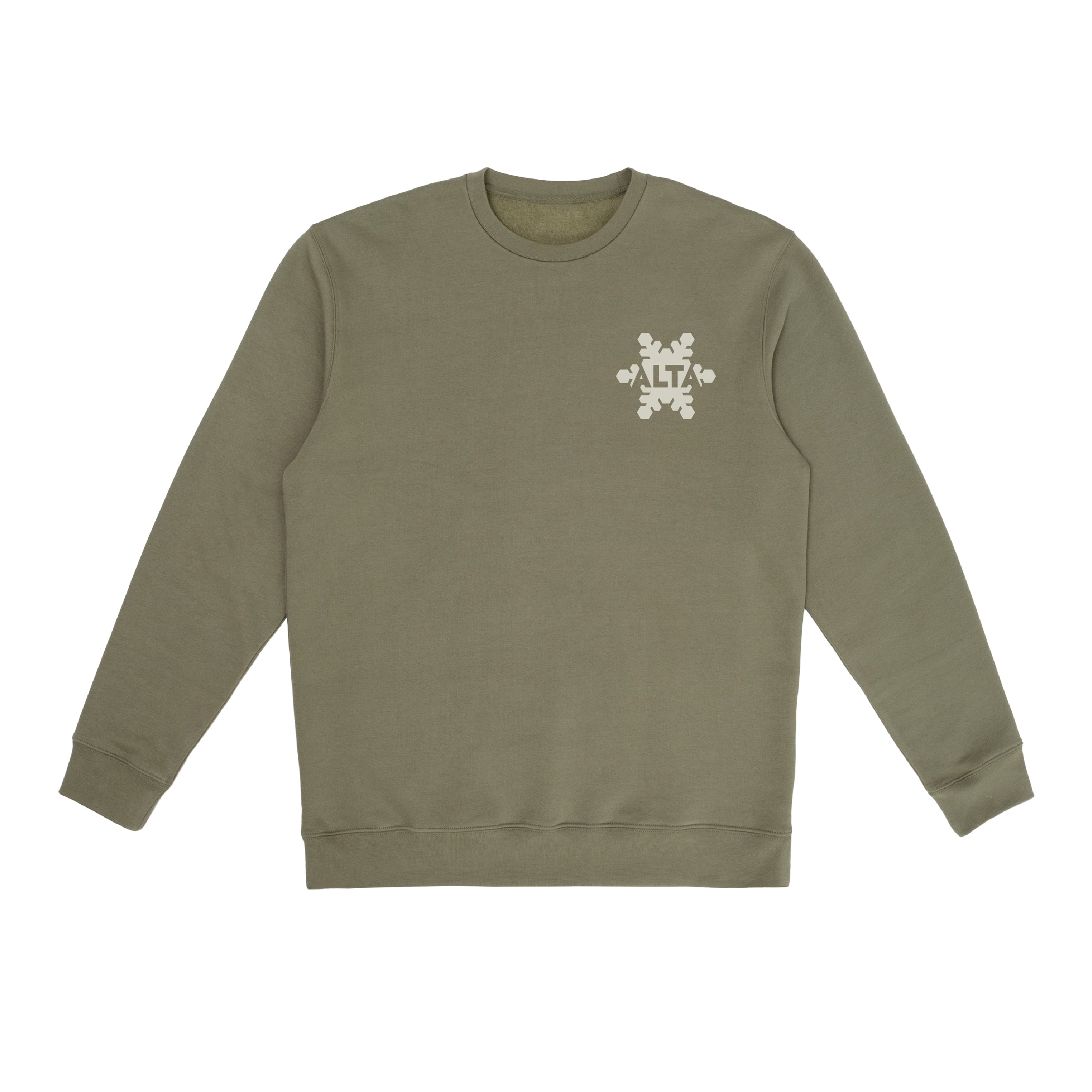 Flake Logo Crewneck Sweatshirt